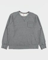 Todd Snyder x Champion Processed Sportswear Marl Grey Heavyweight Crewneck Pocket Sweatshirt - XXL