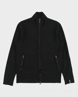 Vintage Hugo Boss Snyder Black Zip-Up Track Top Sweatshirt - M