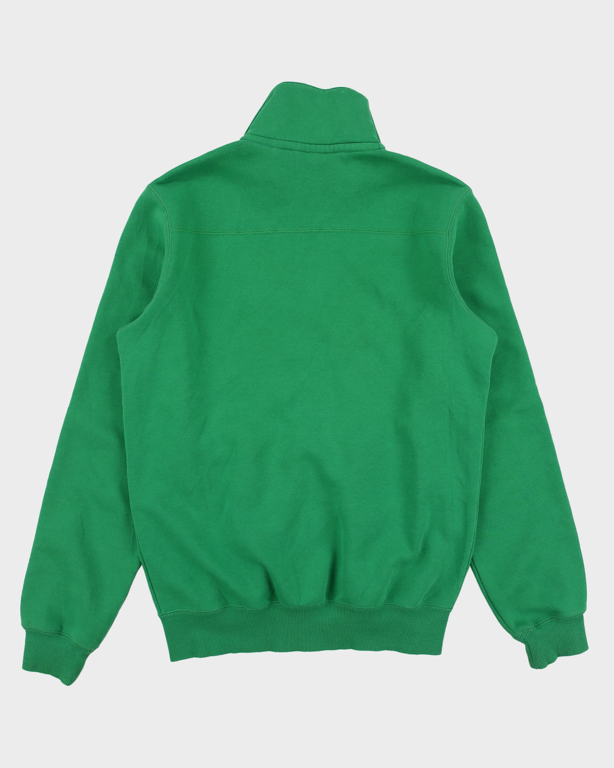 Vintage Adidas Originals Embroidered Classic 3-Stripe Trefoil Zip-Up Funnel Neck Track Top Sweatshirt - M