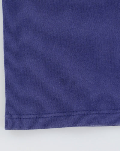 Vintage 90s Nike Blue Sweatshirt With Embroidered Logo - XL