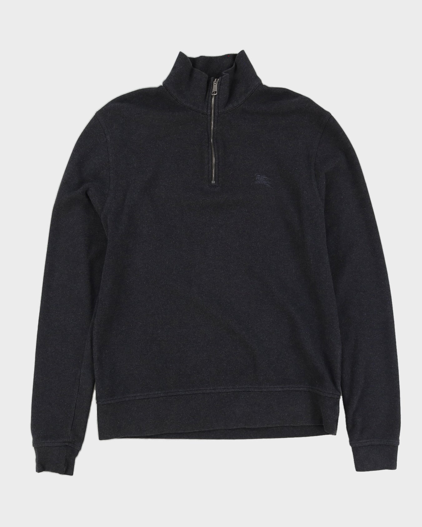 Burberry Brit Grey Quarter Zip Sweatshirt - L