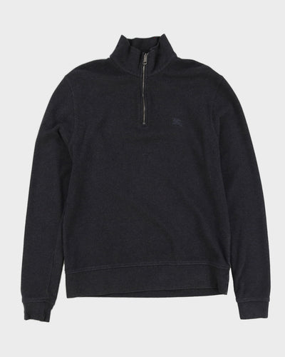 Burberry Brit Grey Quarter Zip Sweatshirt - L