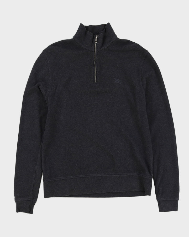 Burberry Brit Grey Quarter Zip Sweatshirt - L