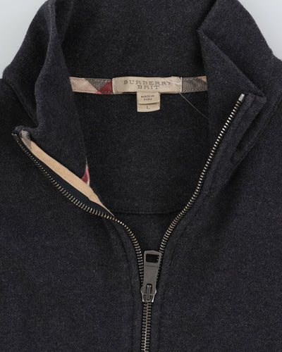 Burberry Brit Grey Quarter Zip Sweatshirt - L