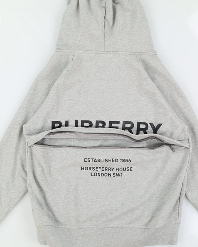 Burberry Archford Pale Grey Oversize Hoodie - M