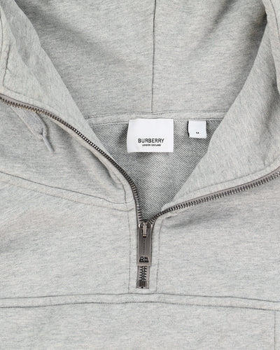 Burberry Archford Pale Grey Oversize Hoodie - M