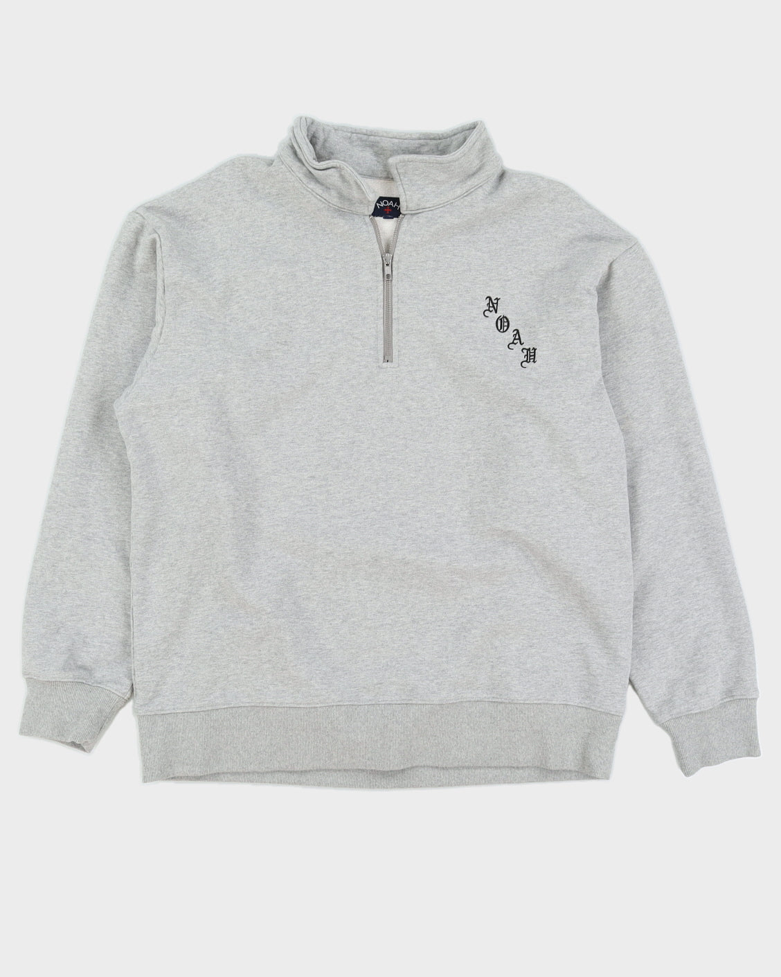 Noah Grey Quarter Zip Sweatshirt - XL