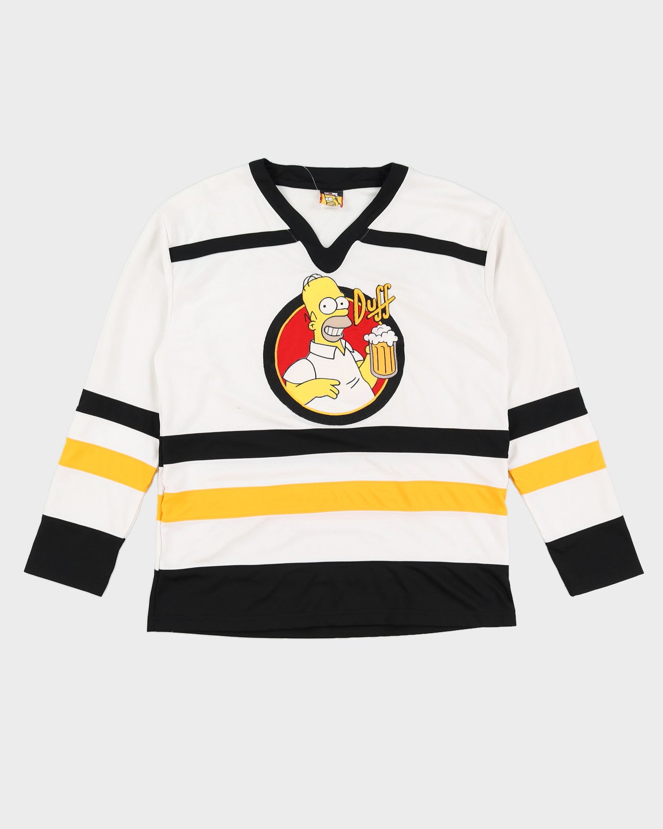 '2005 The Simpsons Homer Hockey Jersey - M/L