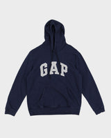 Gap Embroidered Blue Navy Hoodie - L