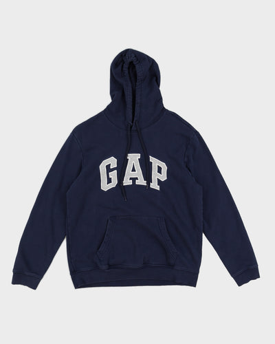 Gap Embroidered Blue Navy Hoodie - L