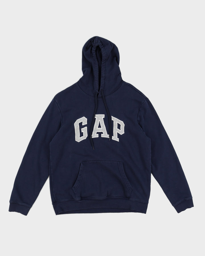 Gap Embroidered Blue Navy Hoodie - L