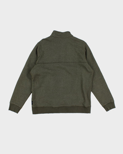 Columbia Men's Green Quarter Zip Sweatshirt - L
