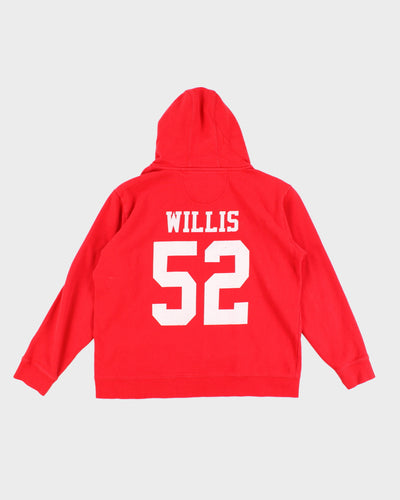 San Francisco 49ers X Patrick Willis #52 Hoodie - XL