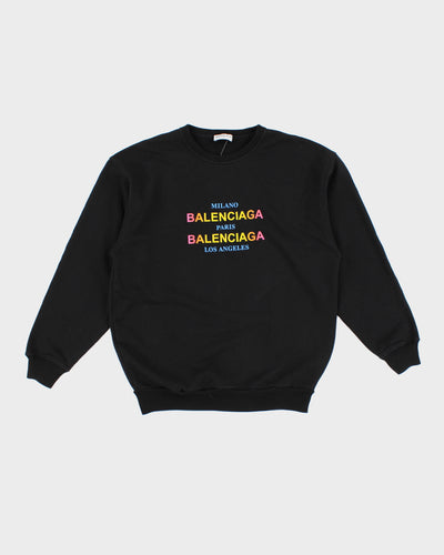 Balenciaga Rainbow Milano Paris Los Angeles Sweatshirt - M