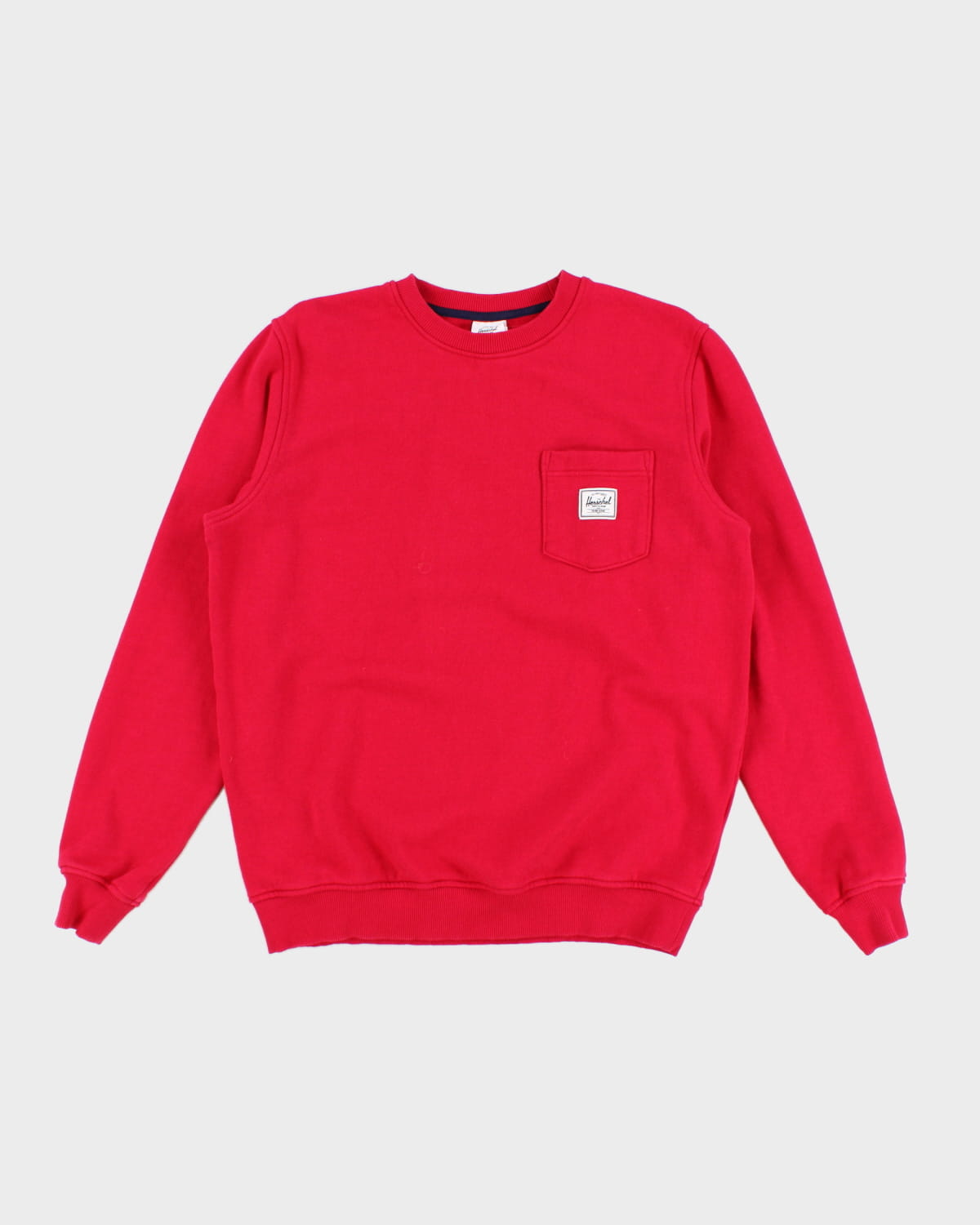 Herschel Red Pocket Oversized Sweatshirt - S