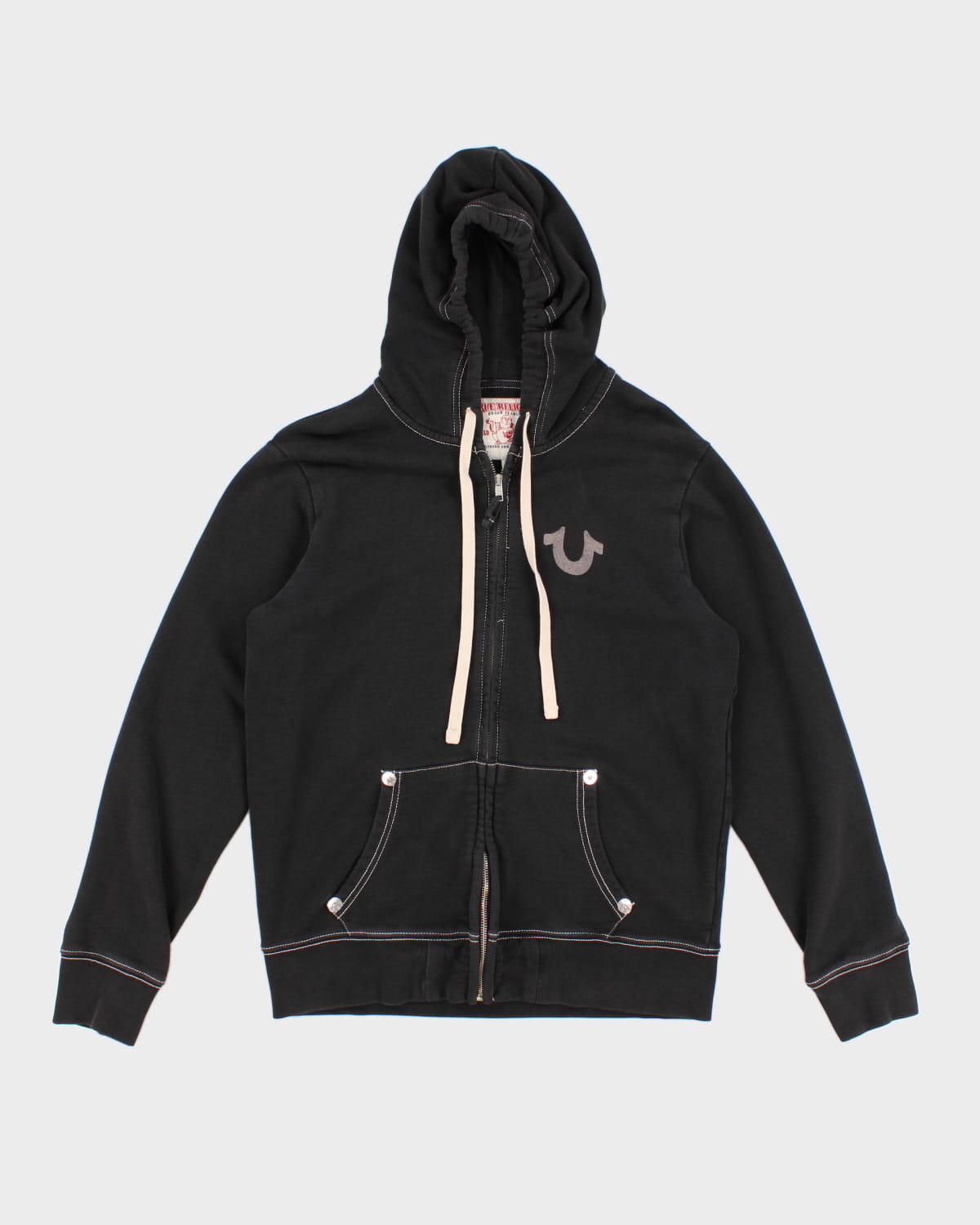 Y2K 00s True Religion Zip Up Hoodie - M