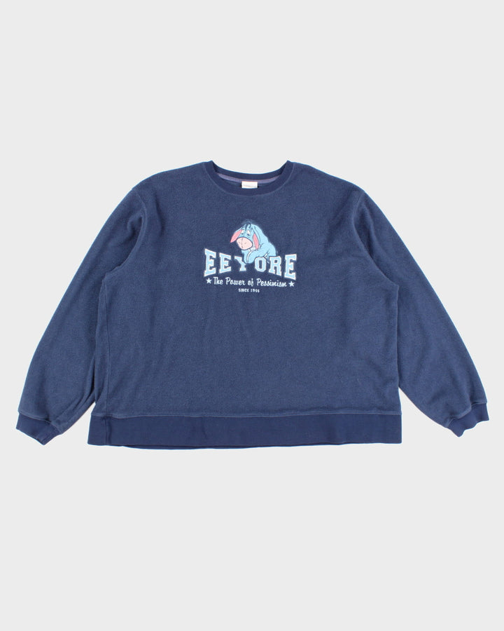 Vintage 90s Disney Store Eeyore 'The Power Of Pessimism' Sweatshirt - XXL