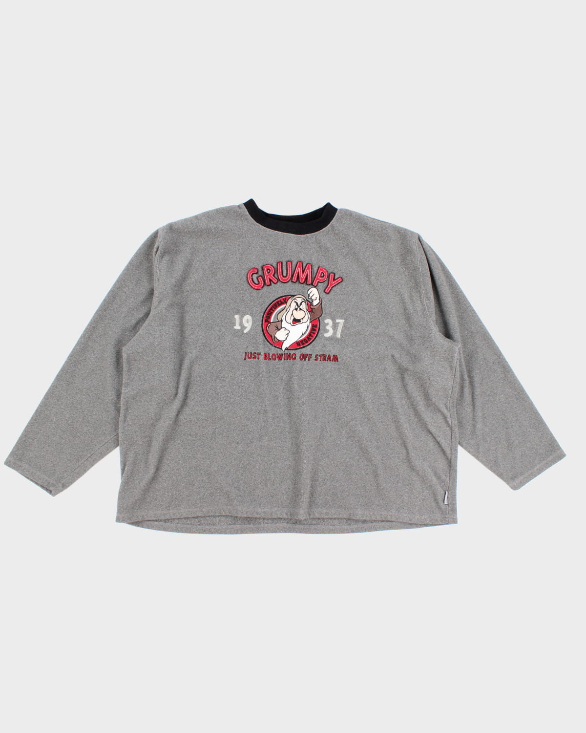 Vintage 90s Disney Store Grumpy 'Just Blowing Off Steam' Sweatshirt - XXL