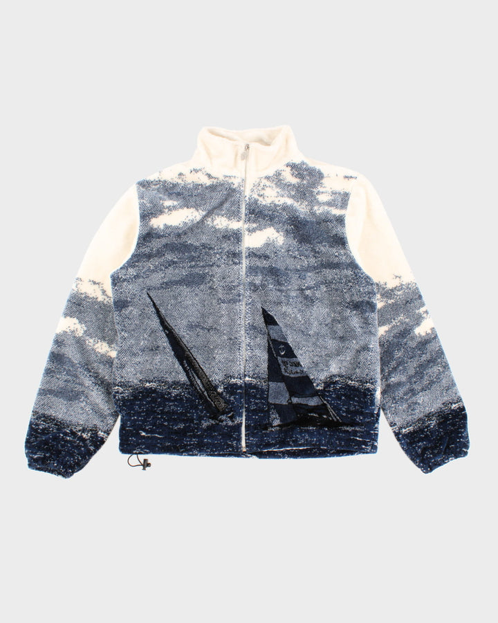 Vintage Sea To Sky Sportswear All Over Print Sweatshirt - XL