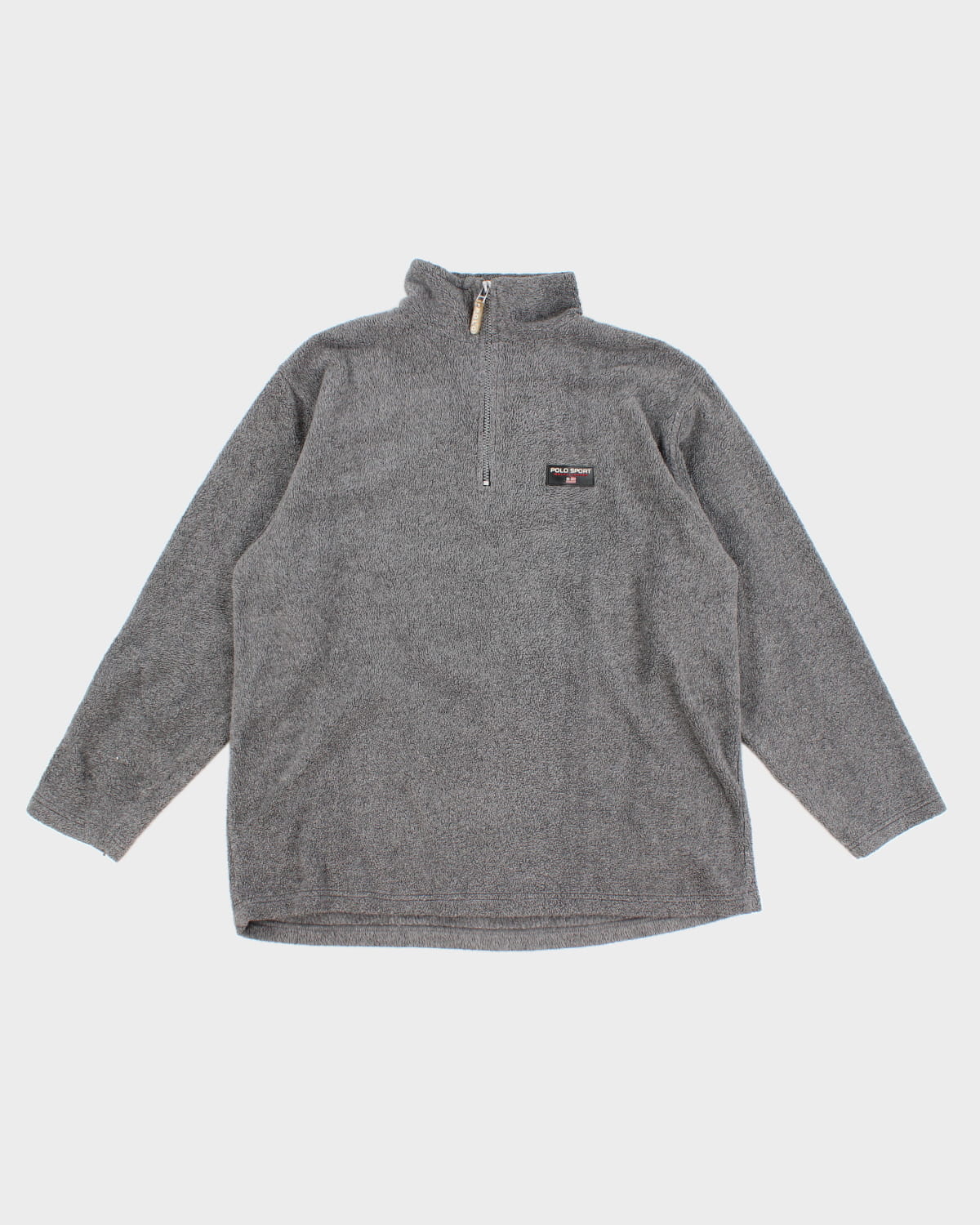 Vintage 90s Polo Sport By Ralph Lauren Quarter Zip Fleece Sweatshirt - XL