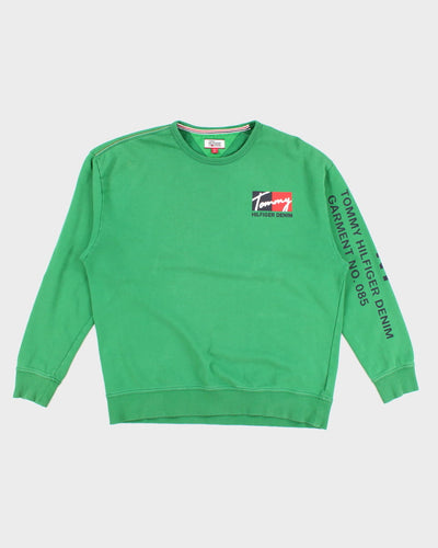 Men's Tommy Hilfiger Green Sweatshirt - XL