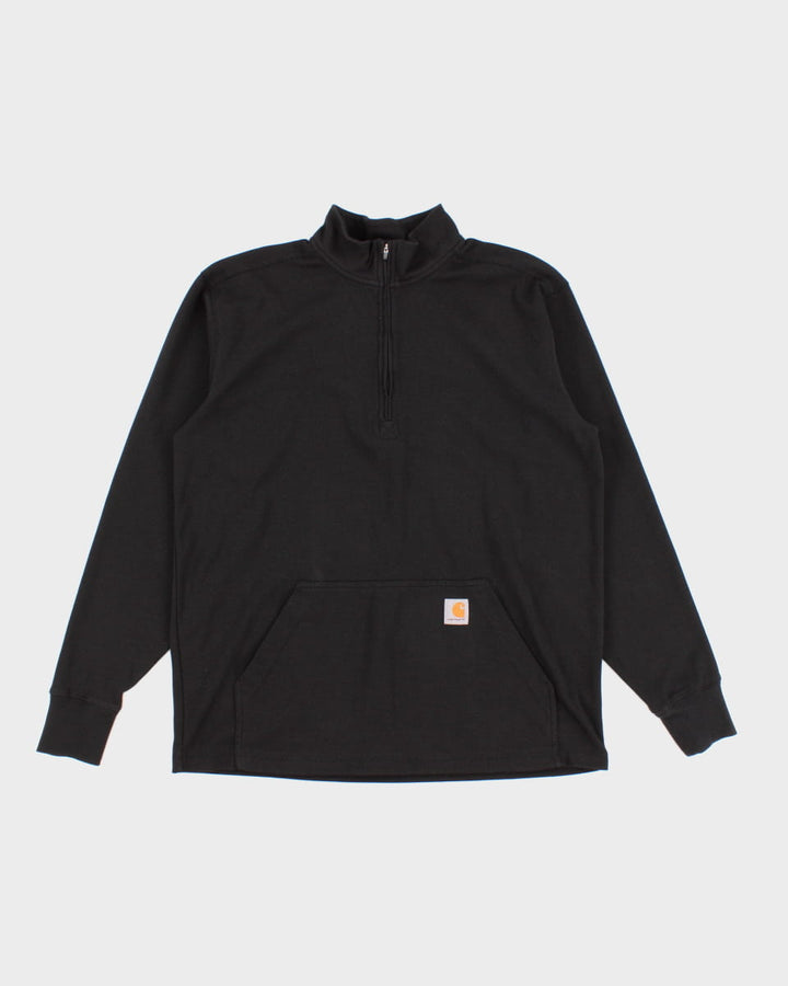 Carhartt Light Weight Quarter Zip-Up Sweatshirt - M
