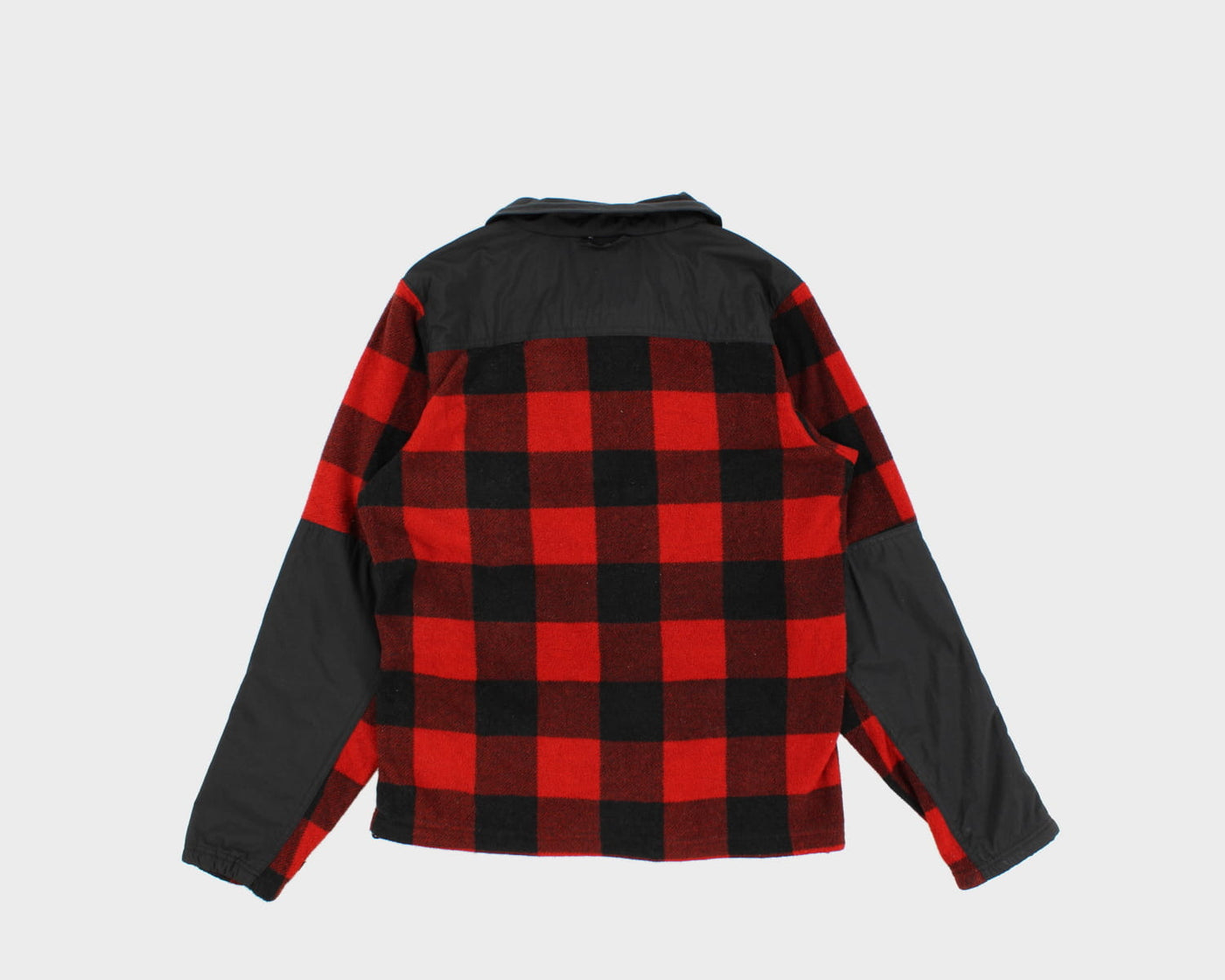 Columbia Red Plaid Zip Up Fleece - M