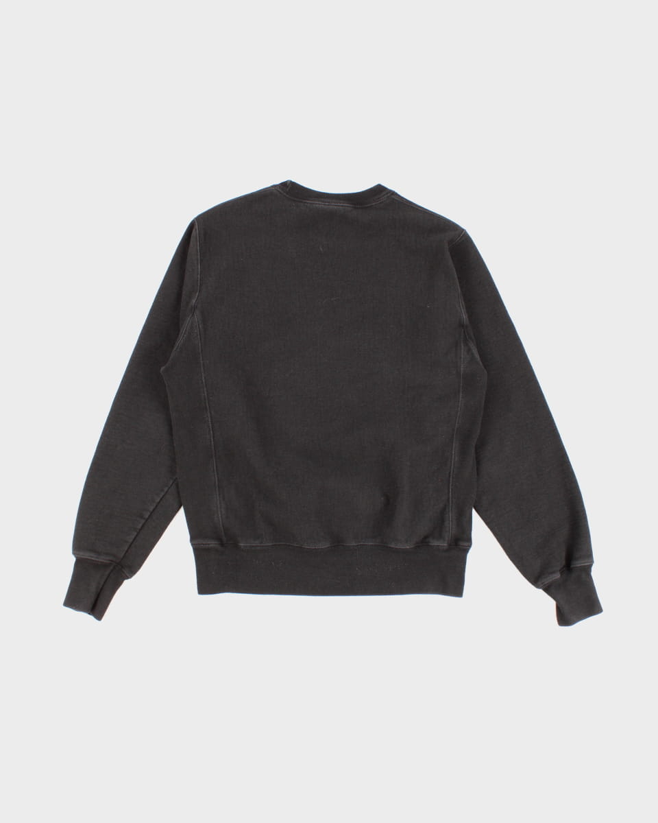 Champion Reverse Weave Black Sweatshirt - S