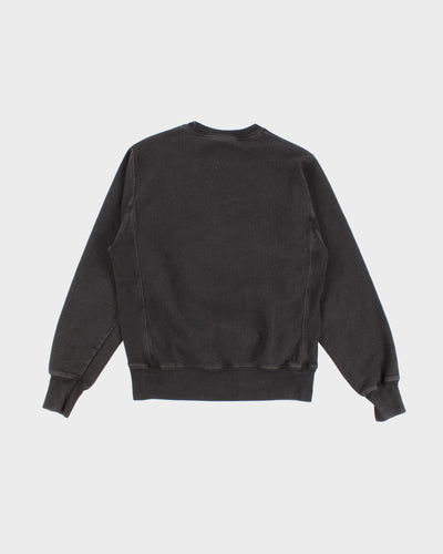 Champion Reverse Weave Black Sweatshirt - S