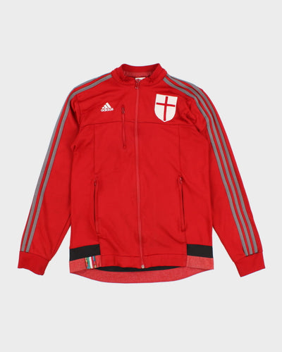 AC Milan Football Adidas Tracksuit Jacket - S