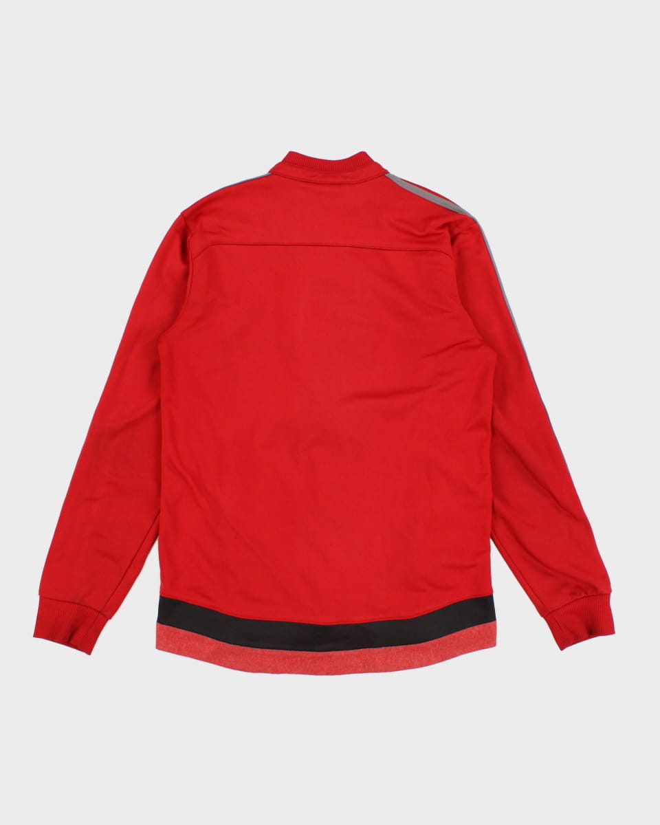 AC Milan Football Adidas Tracksuit Jacket - S
