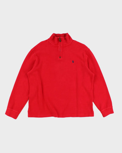 Vintage Ralph Lauren Half Zip Up Sweatshirt - L