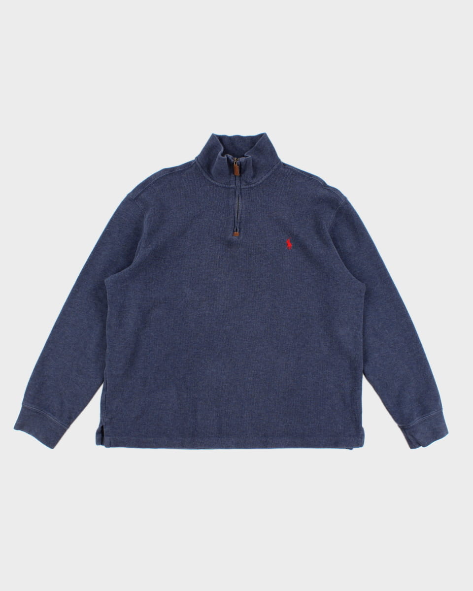 Polo By Ralph Lauren Dad Quarter Zip Sweatshirt - L