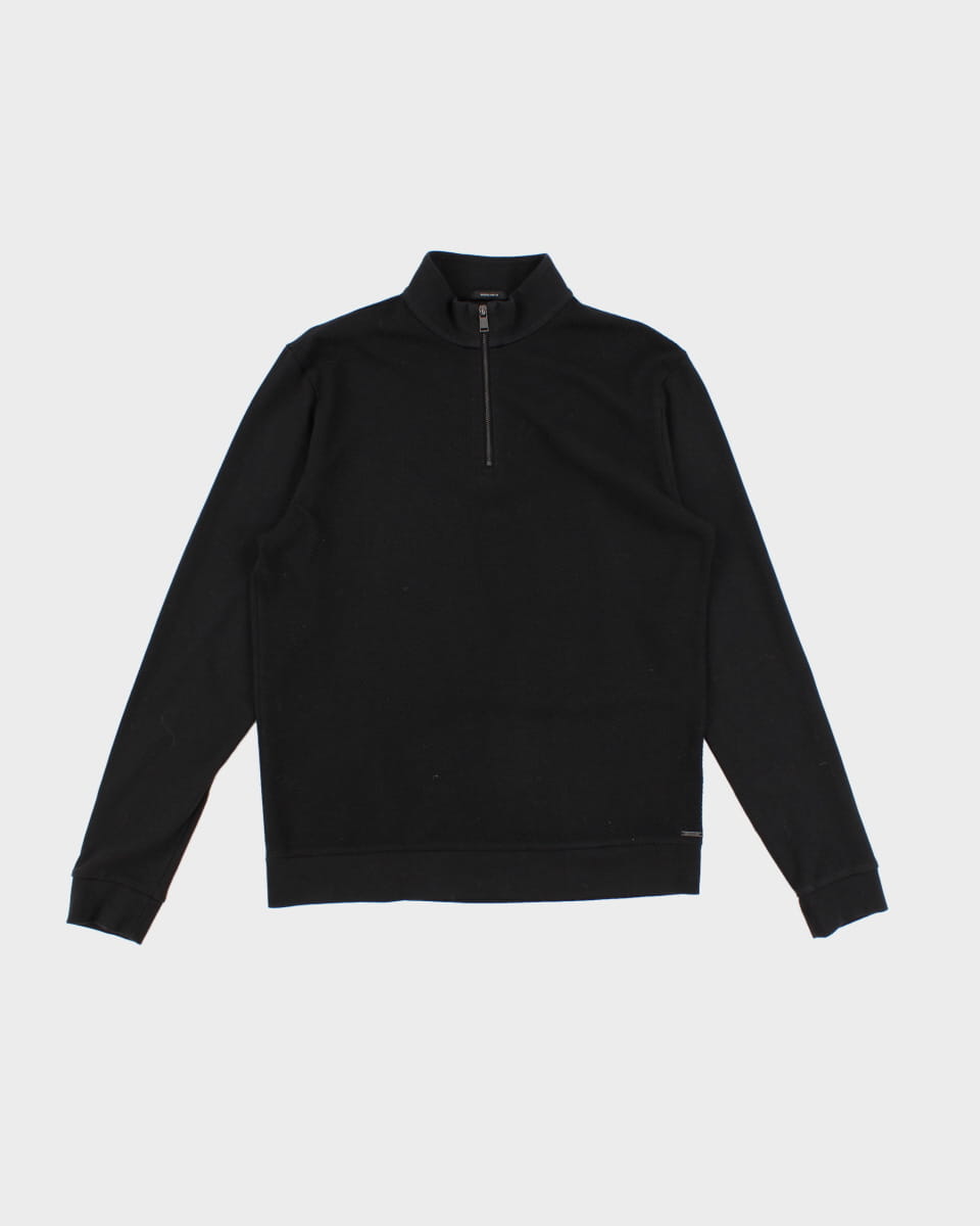 Hugo Boss Quarter Zip Sweatshirt - S