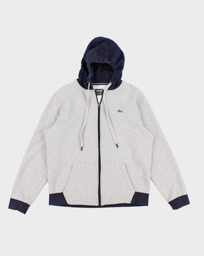 Lacoste Sport Grey Zip Up Hoodie - XL