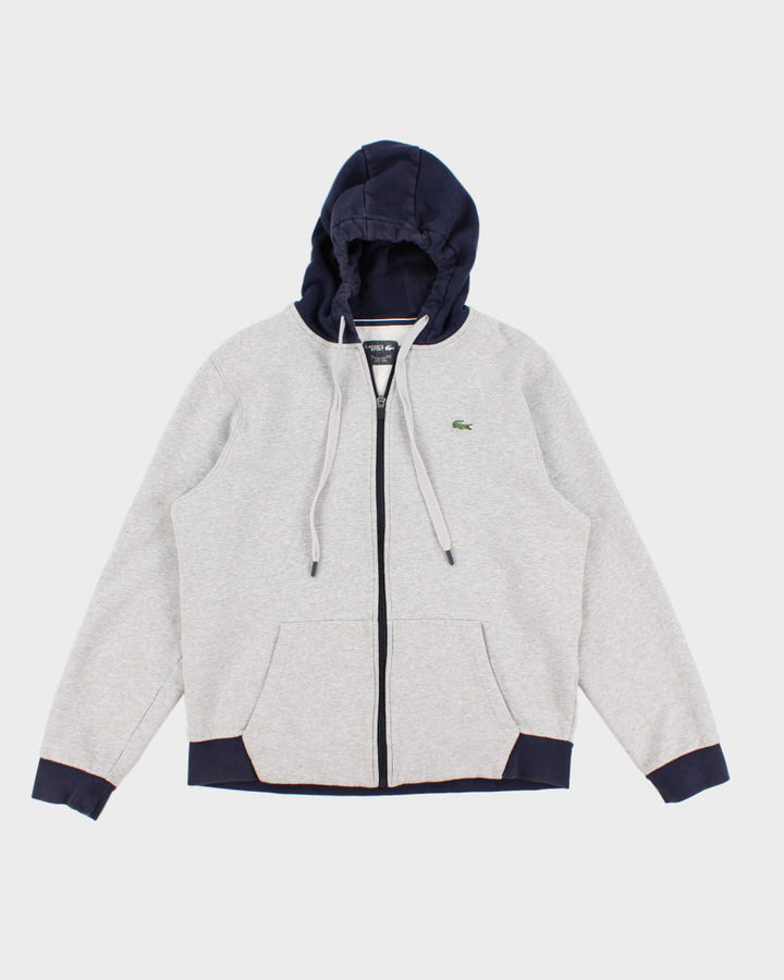 Lacoste Sport Grey Zip Up Hoodie - XL