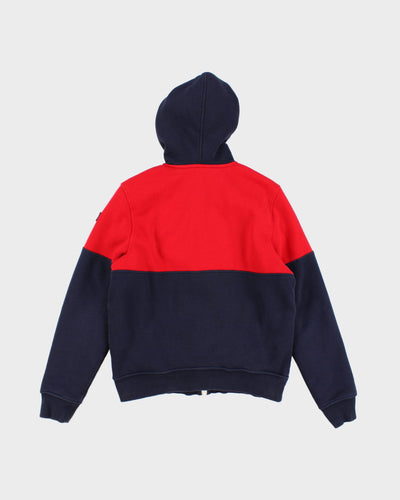 Y2K 00s Tommy Hilfiger Fleece Lined Zip Up Hoodie - S