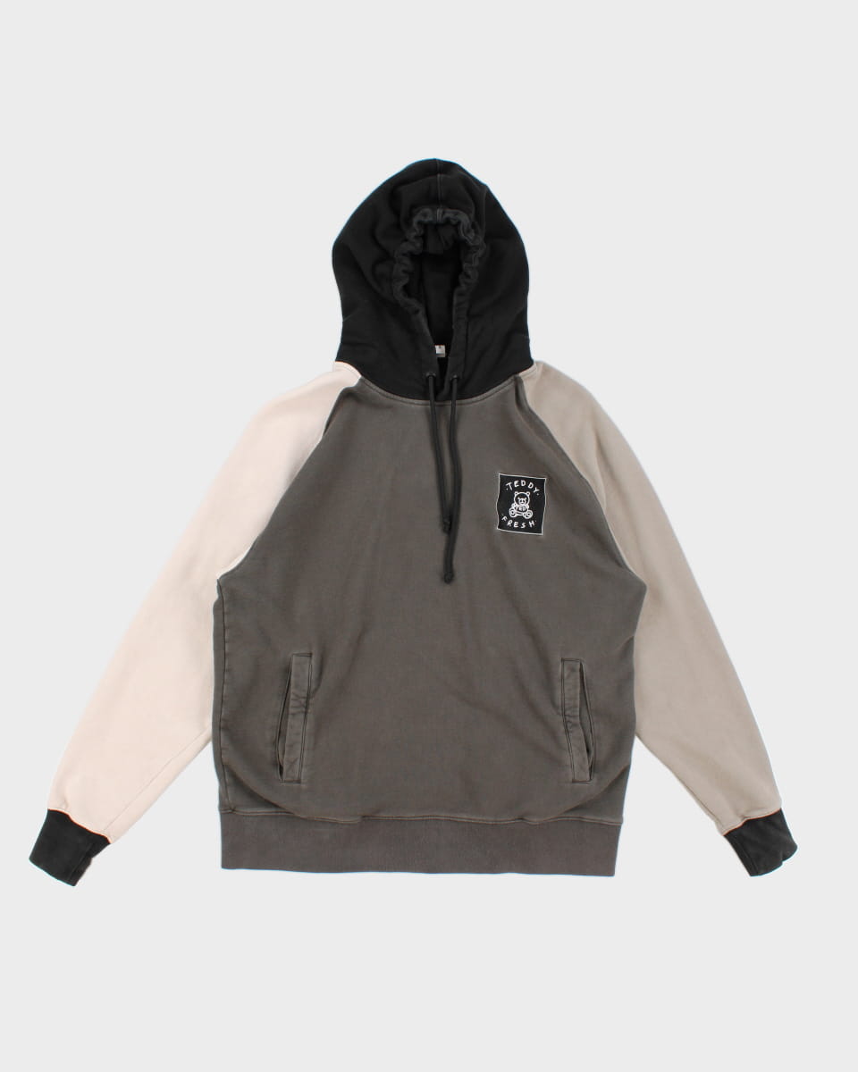 Teddy Fresh Block Colour Hoodie - L