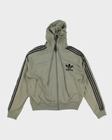 Vintage Men's Green Adidas zip up Hoodies &amp; Sweatshirts - XL