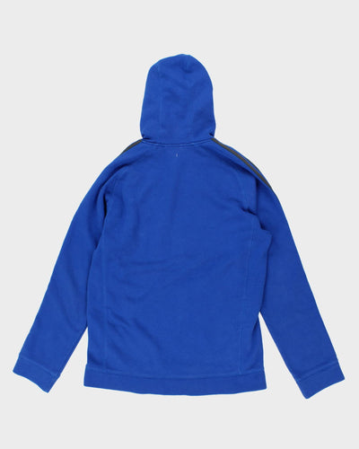 Vintage Men's Blue Adidas Hoodies - M