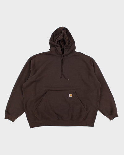 Men's Brown Carhartt Hoodie - XXXL