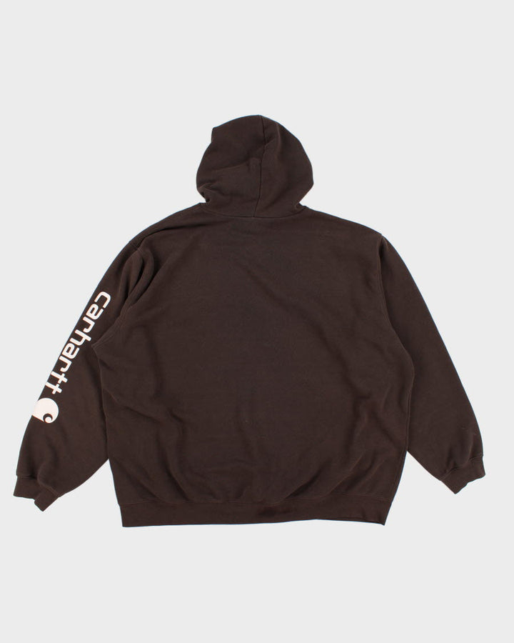 Men's Brown Carhartt Hoodie - XXXL