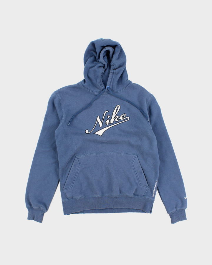 Vintage 00's Men's Blue Nike Spell Out Hoodies - M