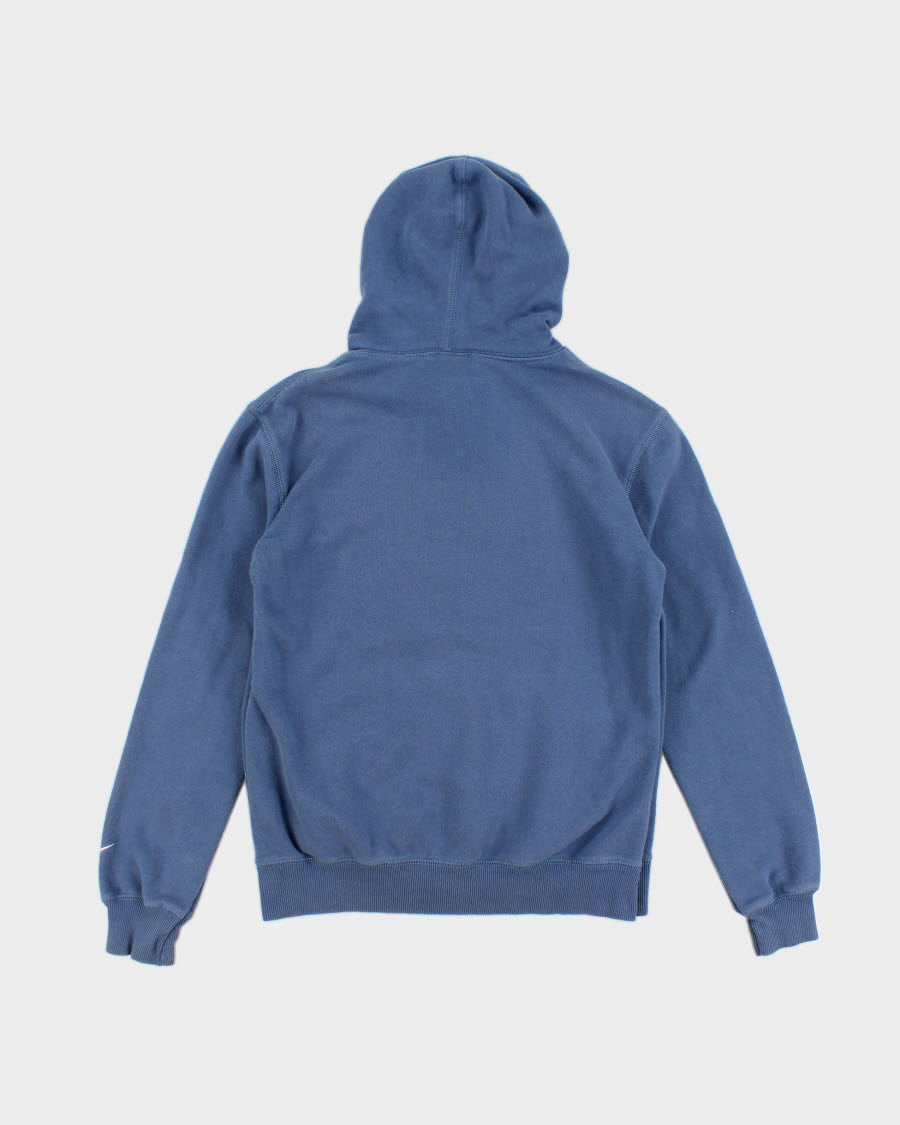 Vintage 00's Men's Blue Nike Spell Out Hoodies - M