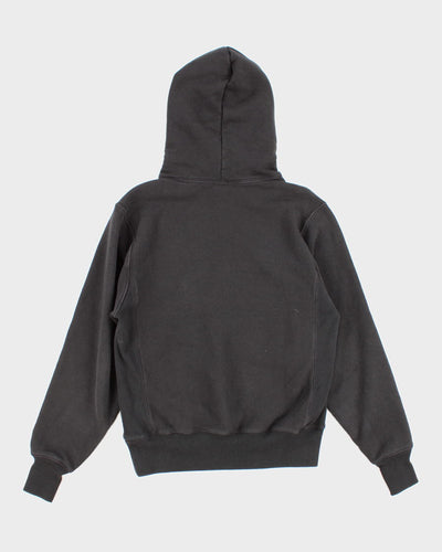 Champion Reverse Weave Black Hoodie - S