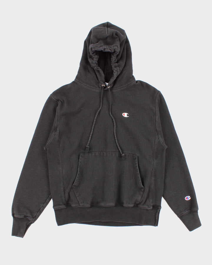 Champion Reverse Weave Black Hoodie - M