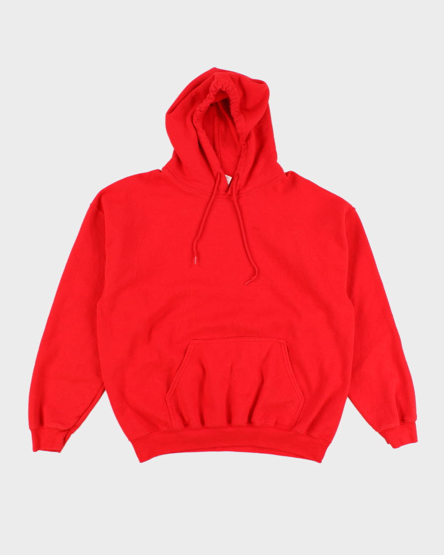 Mens Red Hoodie with Front Pocket - L