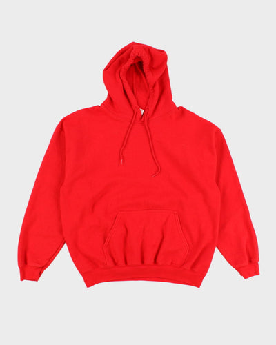 Mens Red Hoodie with Front Pocket - L