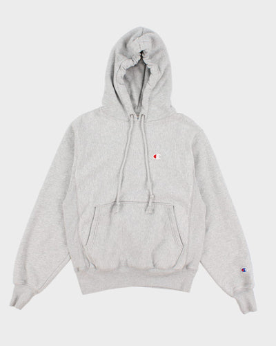 Mens Grey Champion Pullover Hoodie - S