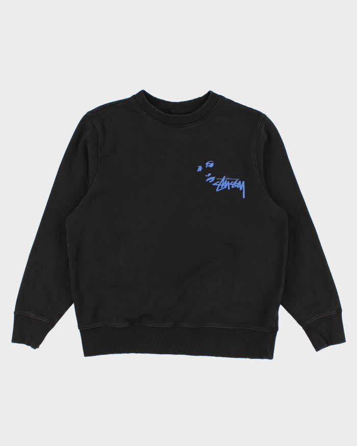 Men's Black Stussy Graphic Sweatshirt - S